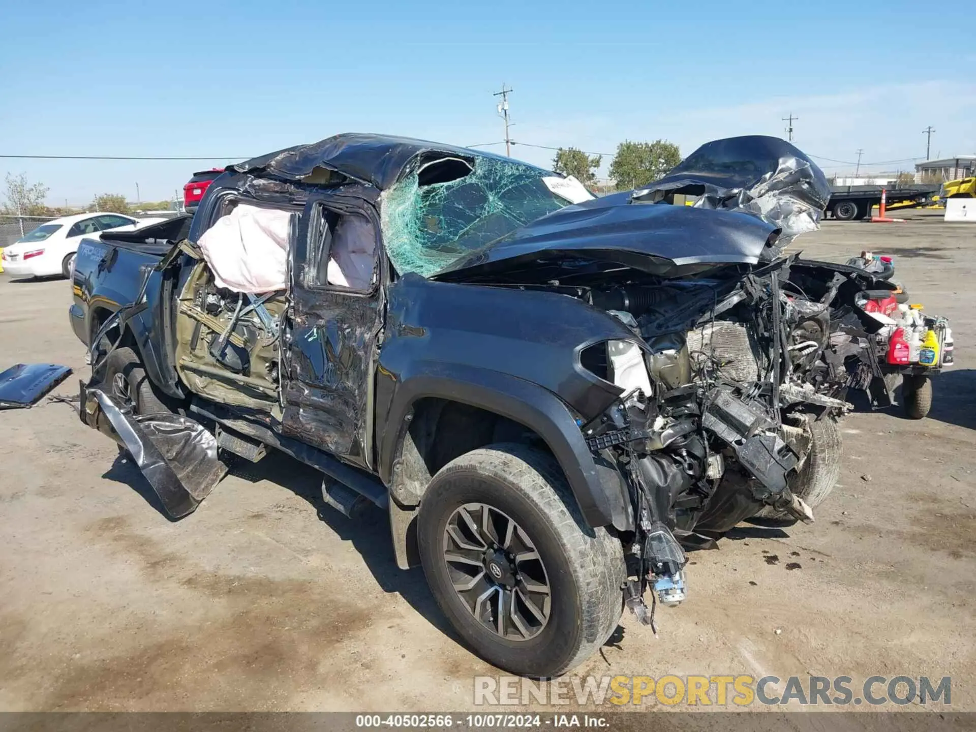 6 fotografías del automóvil dañado 3TMCZ5AN2NM481772 TOYOTA TACOMA 2022