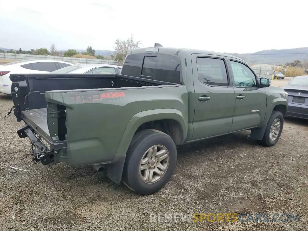 3 fotografías del automóvil dañado 3TMCZ5AN3NM484907 TOYOTA TACOMA 2022