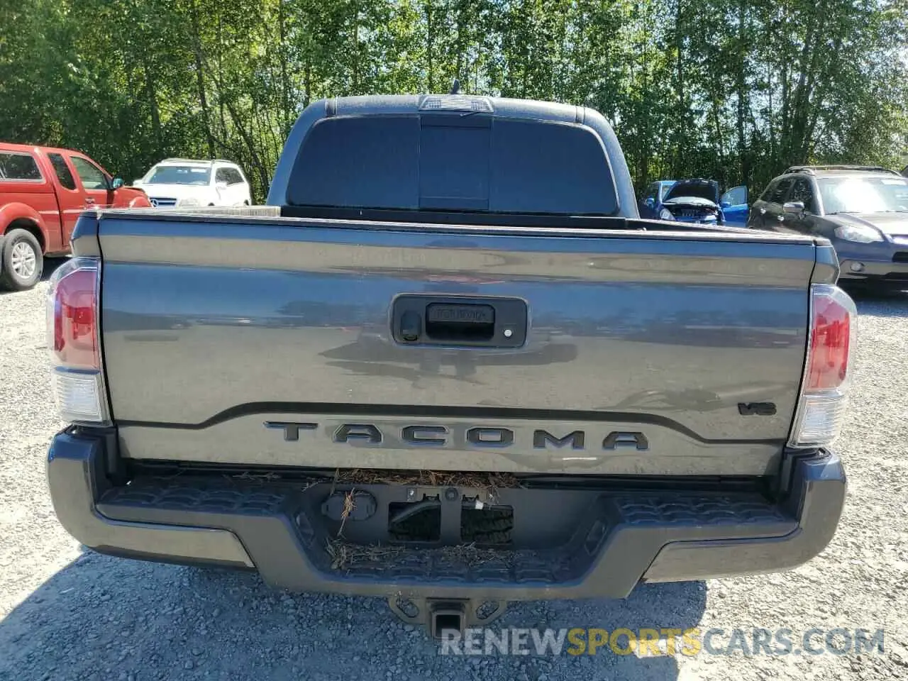 6 fotografías del automóvil dañado 3TMCZ5AN3NM485877 TOYOTA TACOMA 2022