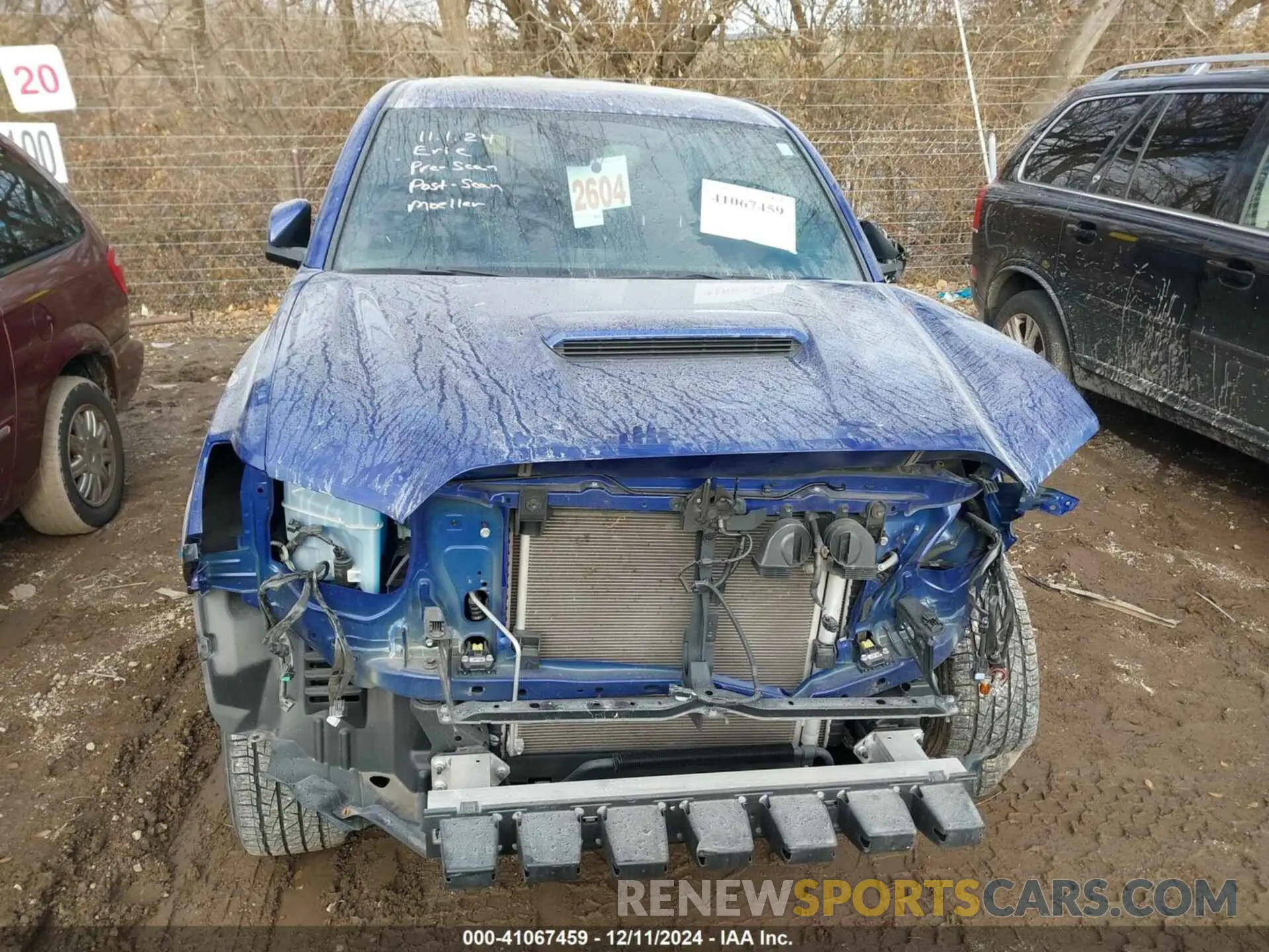 12 fotografías del automóvil dañado 3TMCZ5AN3NM505867 TOYOTA TACOMA 2022