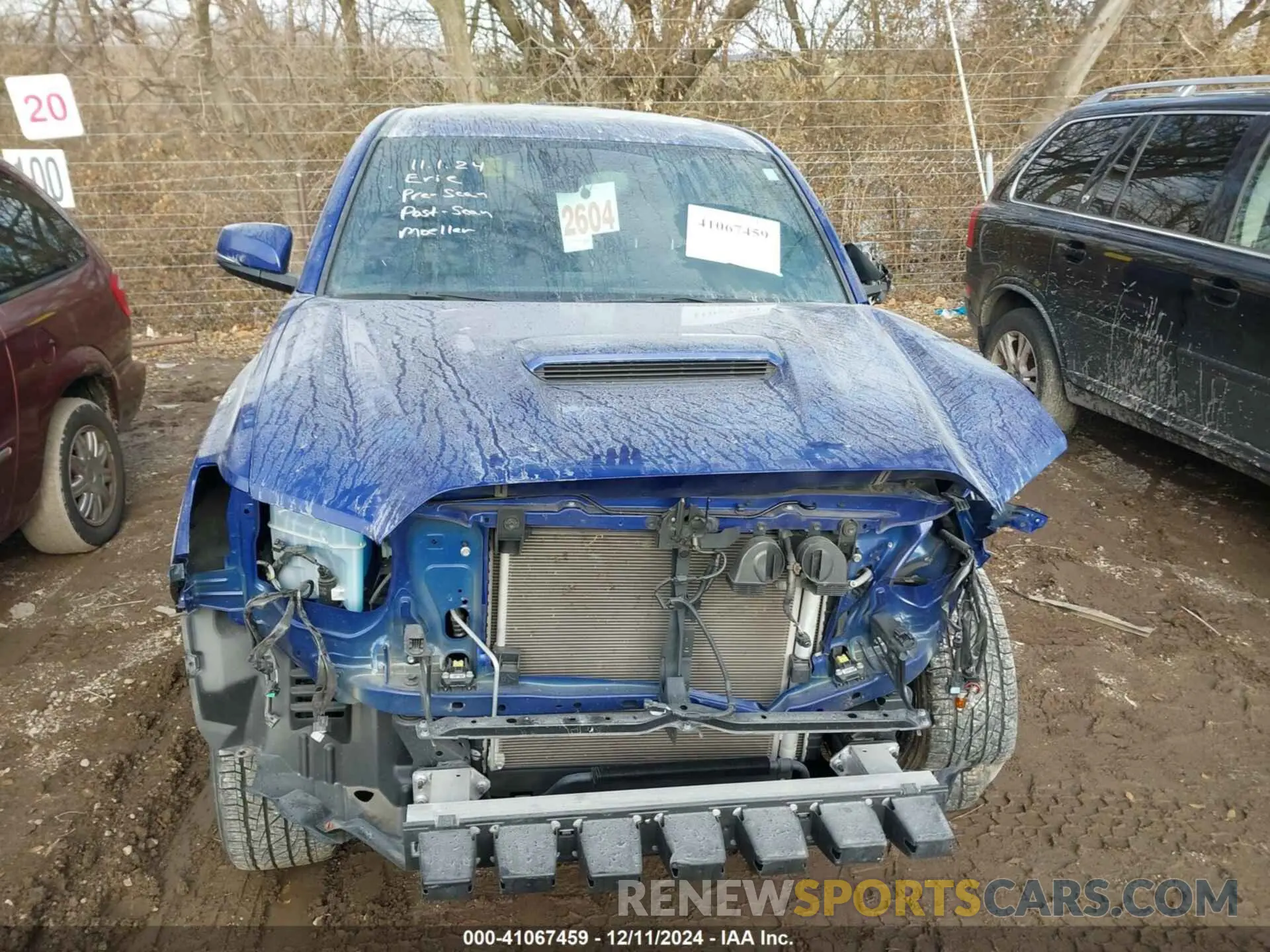 17 fotografías del automóvil dañado 3TMCZ5AN3NM505867 TOYOTA TACOMA 2022