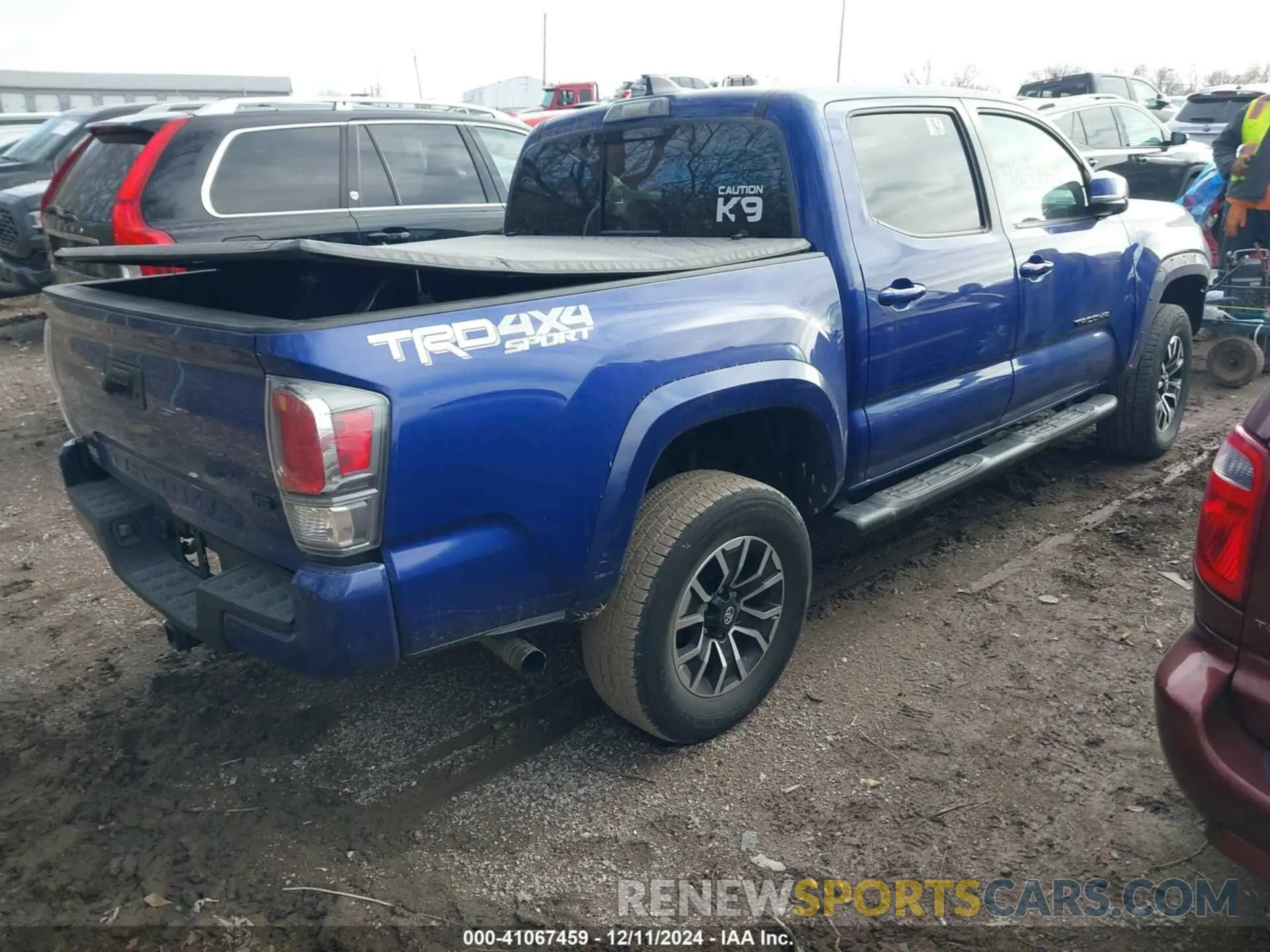 4 fotografías del automóvil dañado 3TMCZ5AN3NM505867 TOYOTA TACOMA 2022