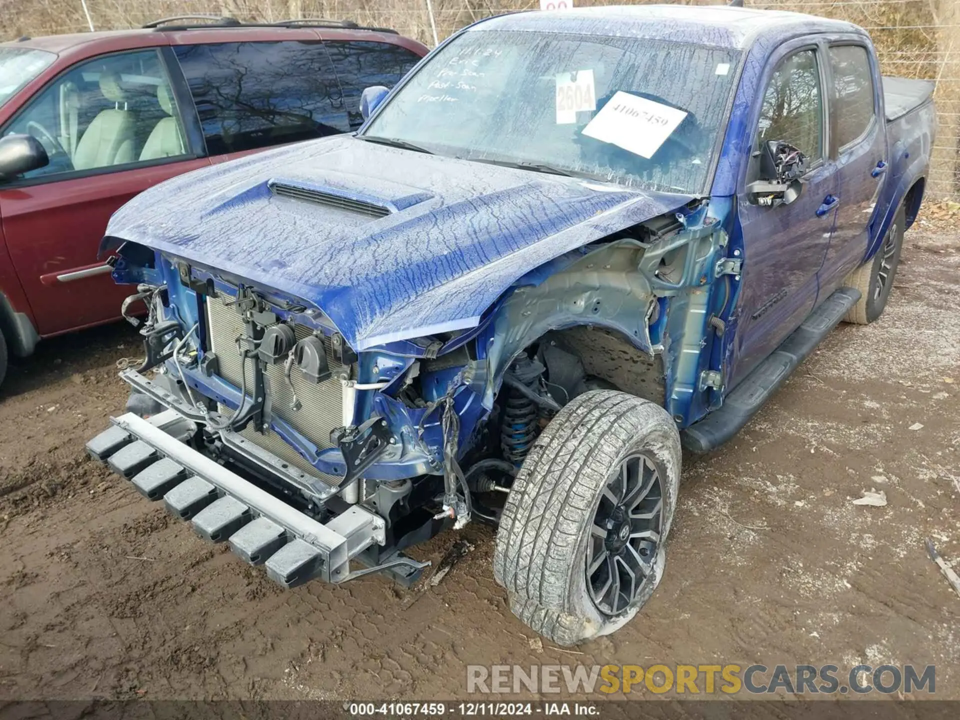 6 fotografías del automóvil dañado 3TMCZ5AN3NM505867 TOYOTA TACOMA 2022
