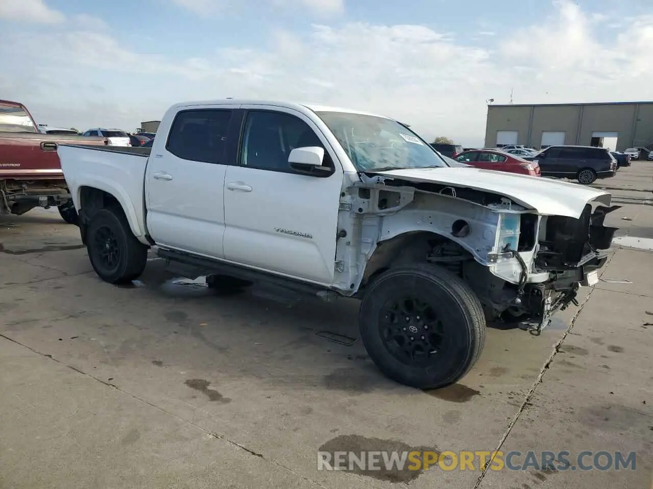 4 fotografías del automóvil dañado 3TMCZ5AN3NM506811 TOYOTA TACOMA 2022
