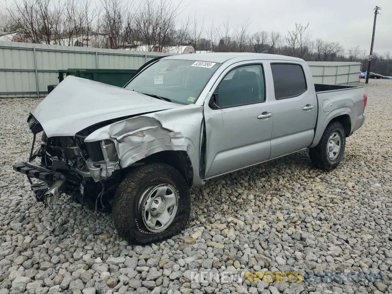 1 fotografías del automóvil dañado 3TMCZ5AN3NM519803 TOYOTA TACOMA 2022
