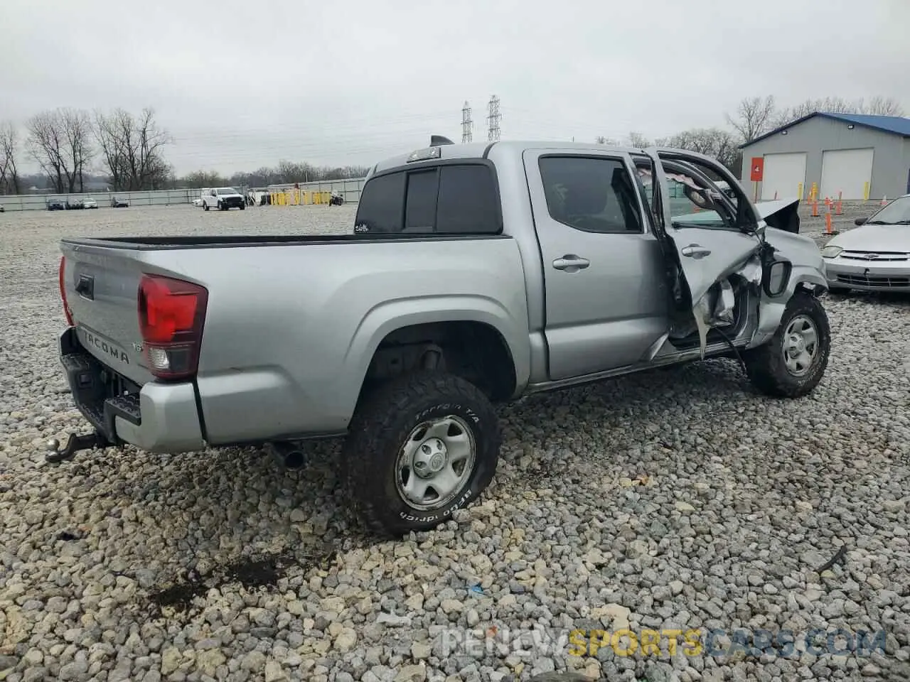 3 fotografías del automóvil dañado 3TMCZ5AN3NM519803 TOYOTA TACOMA 2022