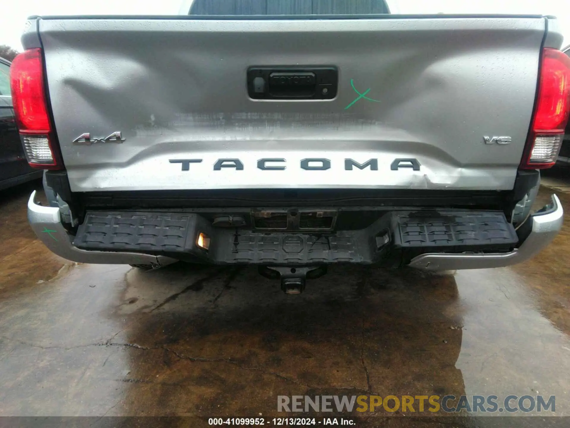 6 fotografías del automóvil dañado 3TMCZ5AN3NM531577 TOYOTA TACOMA 2022