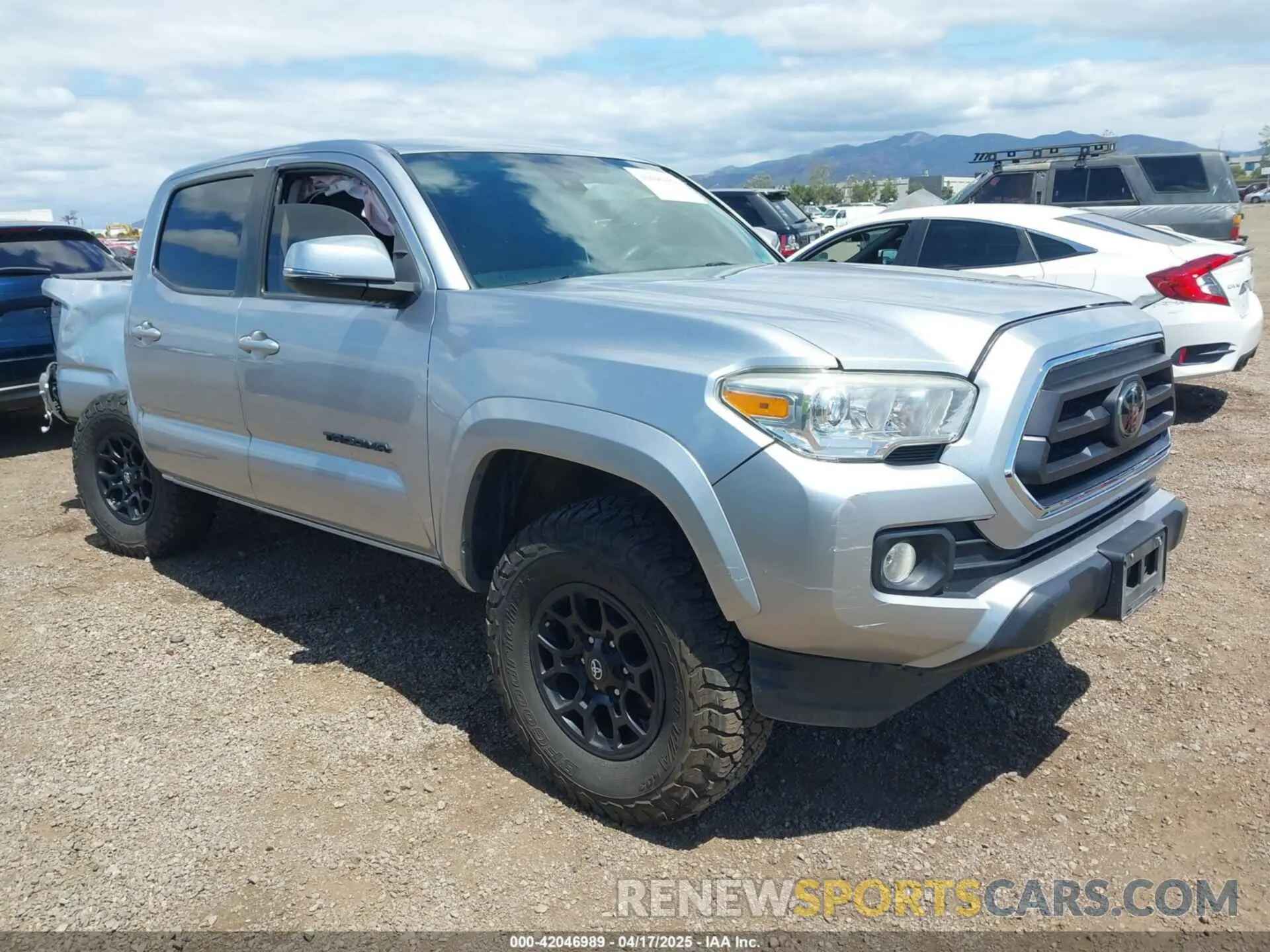 1 fotografías del automóvil dañado 3TMCZ5AN4NM465945 TOYOTA TACOMA 2022