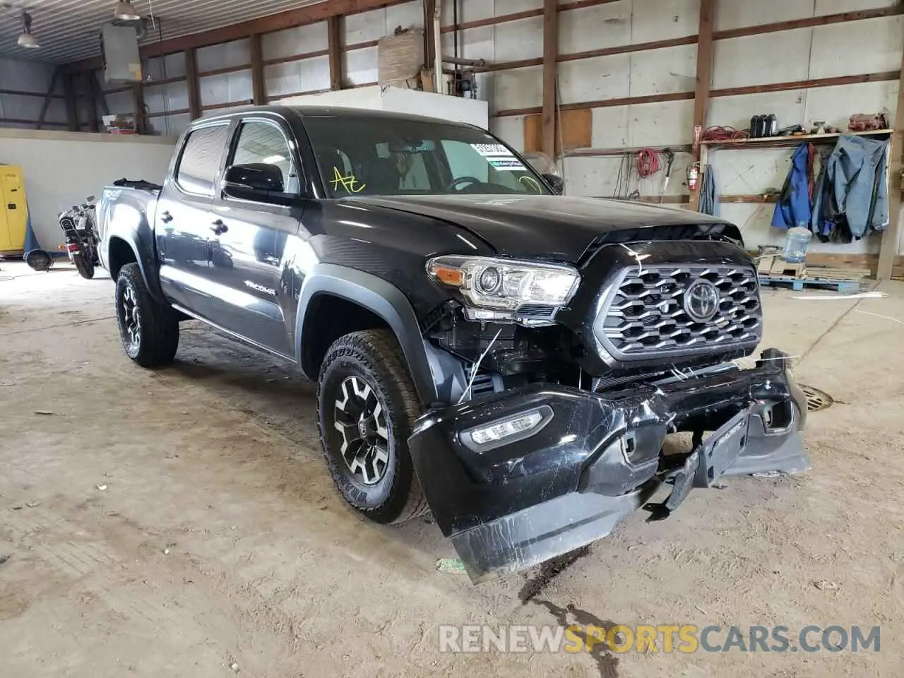 1 fotografías del automóvil dañado 3TMCZ5AN4NM474872 TOYOTA TACOMA 2022