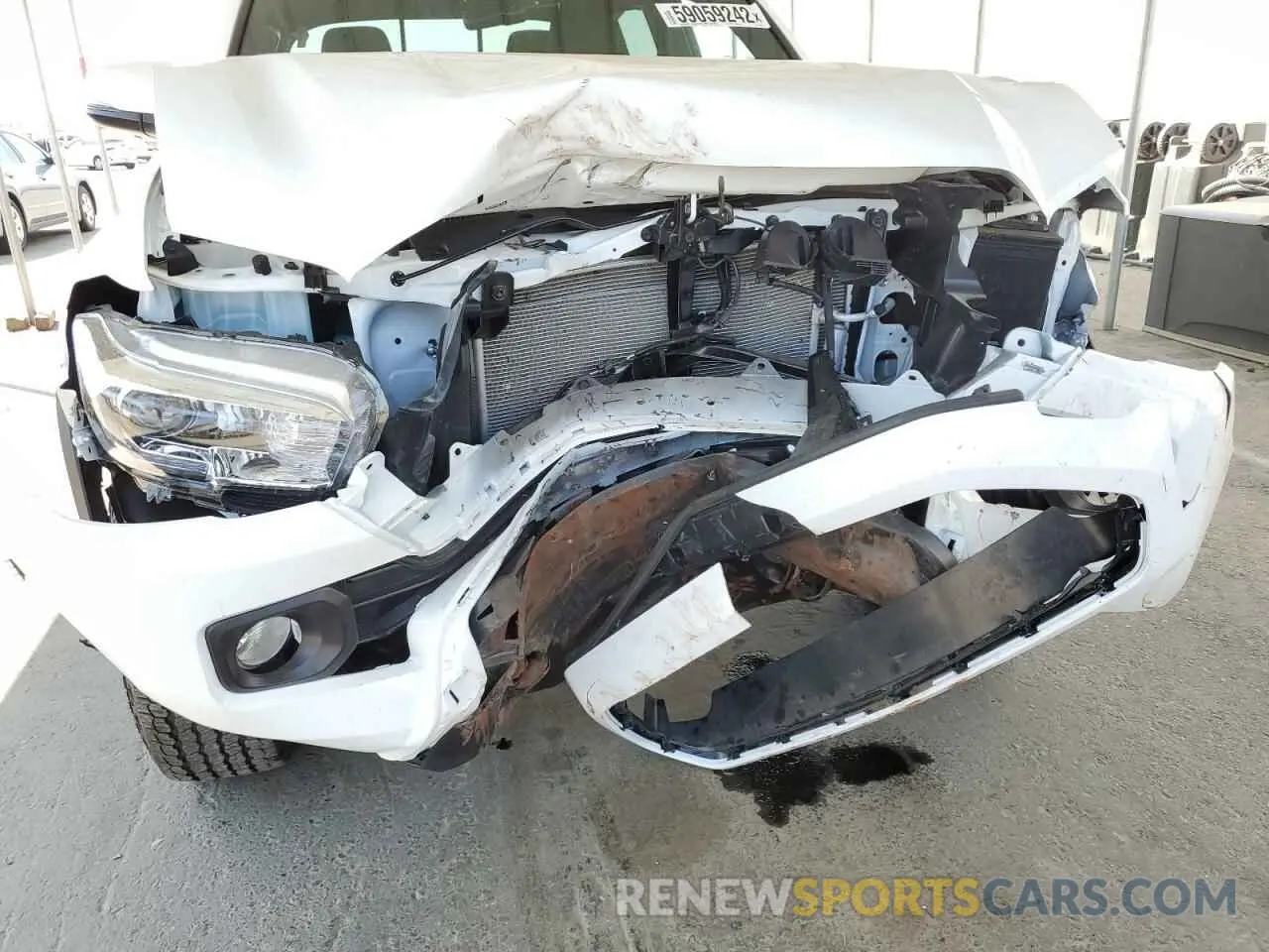 9 fotografías del automóvil dañado 3TMCZ5AN4NM479456 TOYOTA TACOMA 2022
