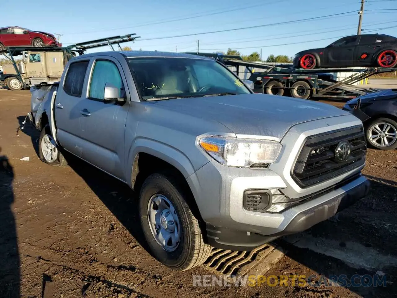 1 fotografías del automóvil dañado 3TMCZ5AN4NM518692 TOYOTA TACOMA 2022