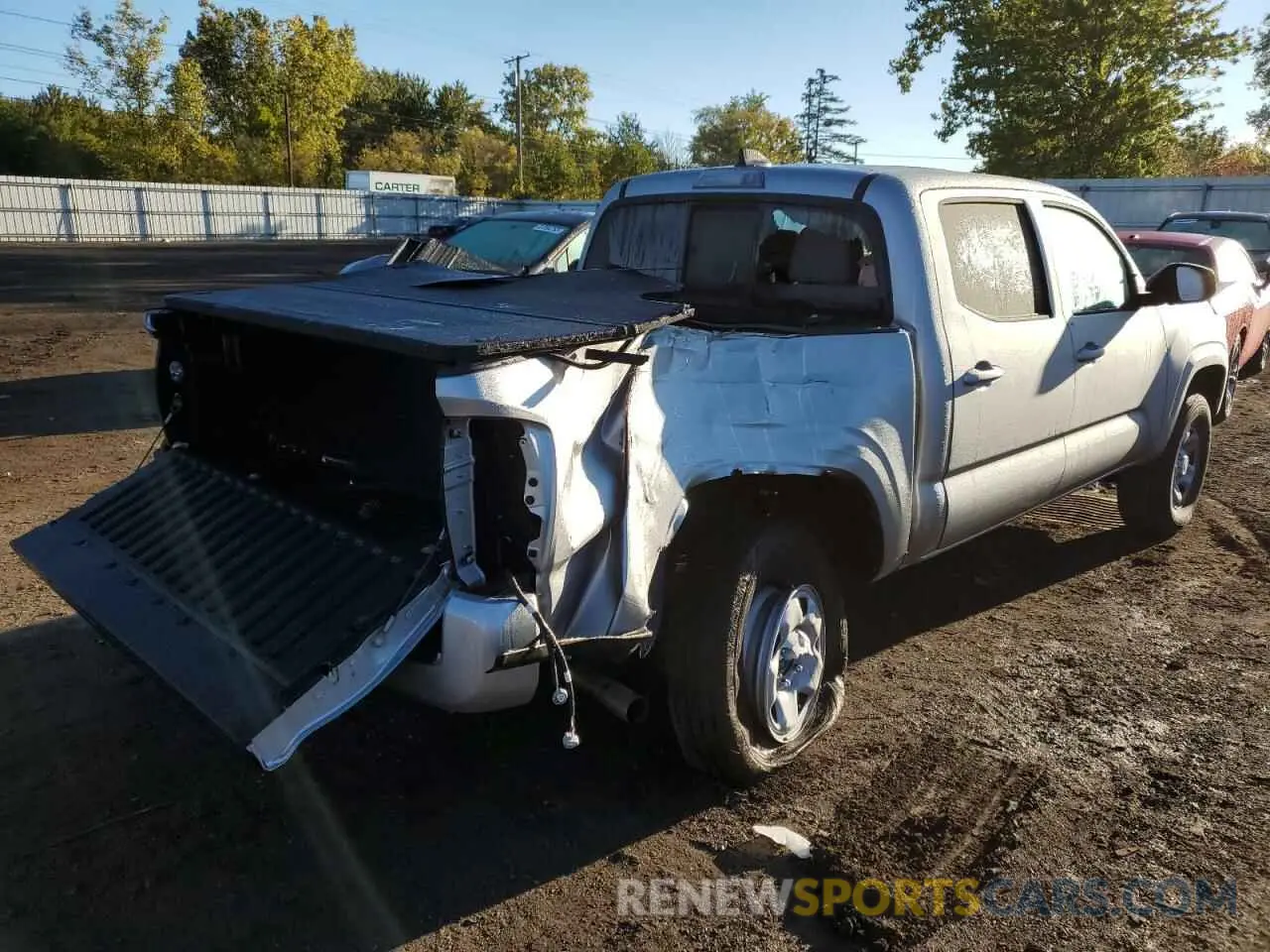 4 fotografías del automóvil dañado 3TMCZ5AN4NM518692 TOYOTA TACOMA 2022