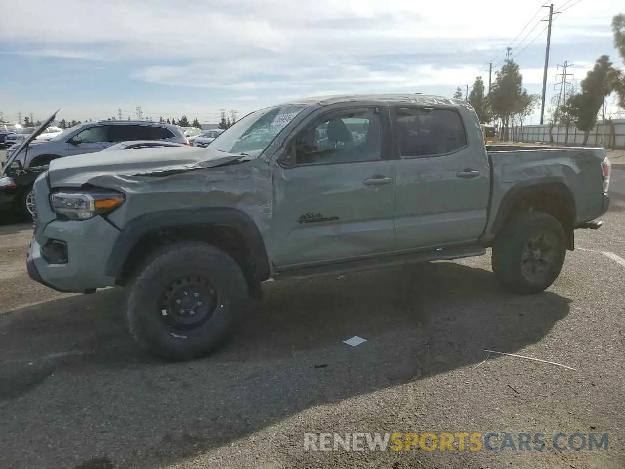 1 fotografías del automóvil dañado 3TMCZ5AN5NM474136 TOYOTA TACOMA 2022
