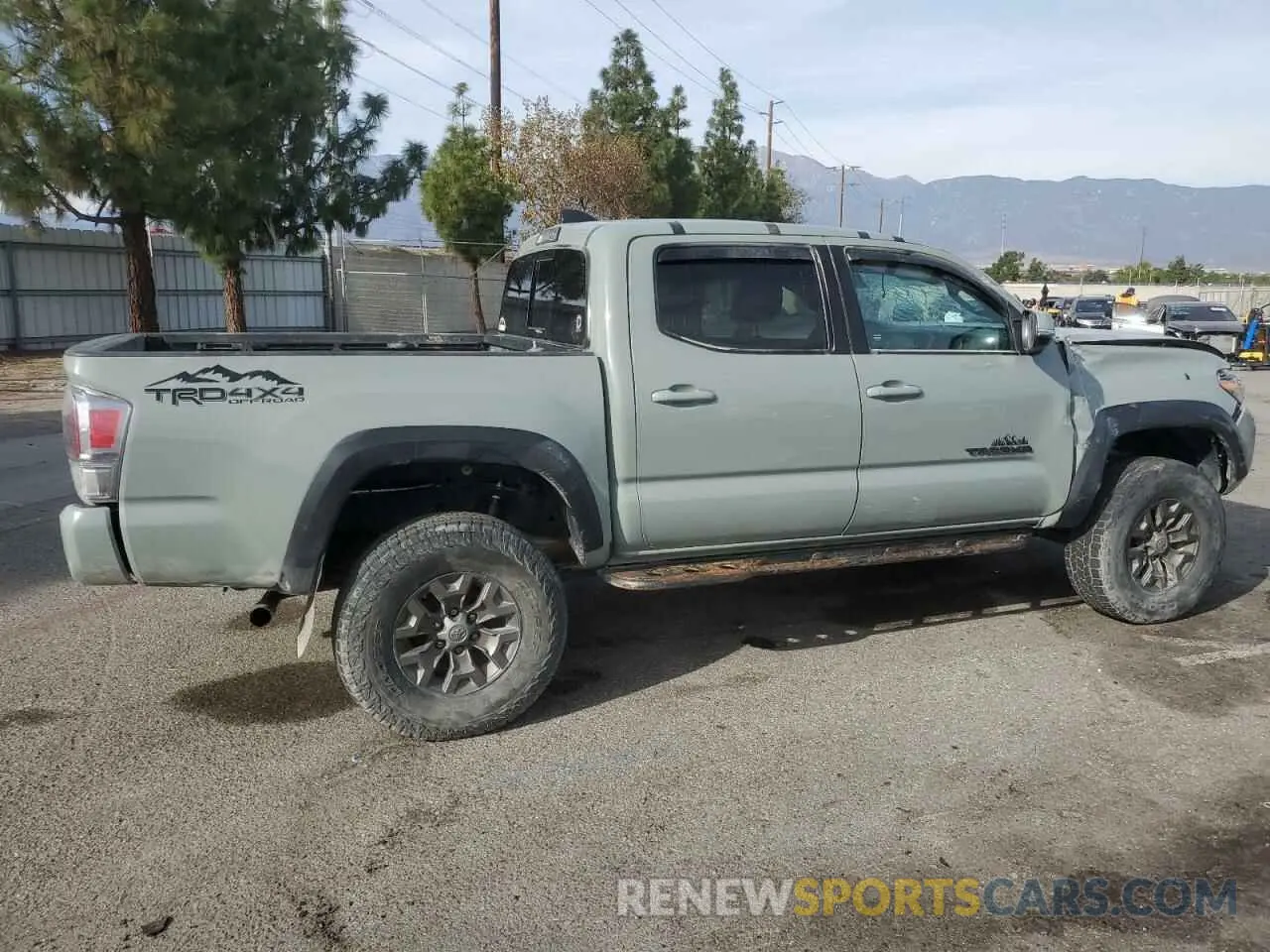 3 fotografías del automóvil dañado 3TMCZ5AN5NM474136 TOYOTA TACOMA 2022