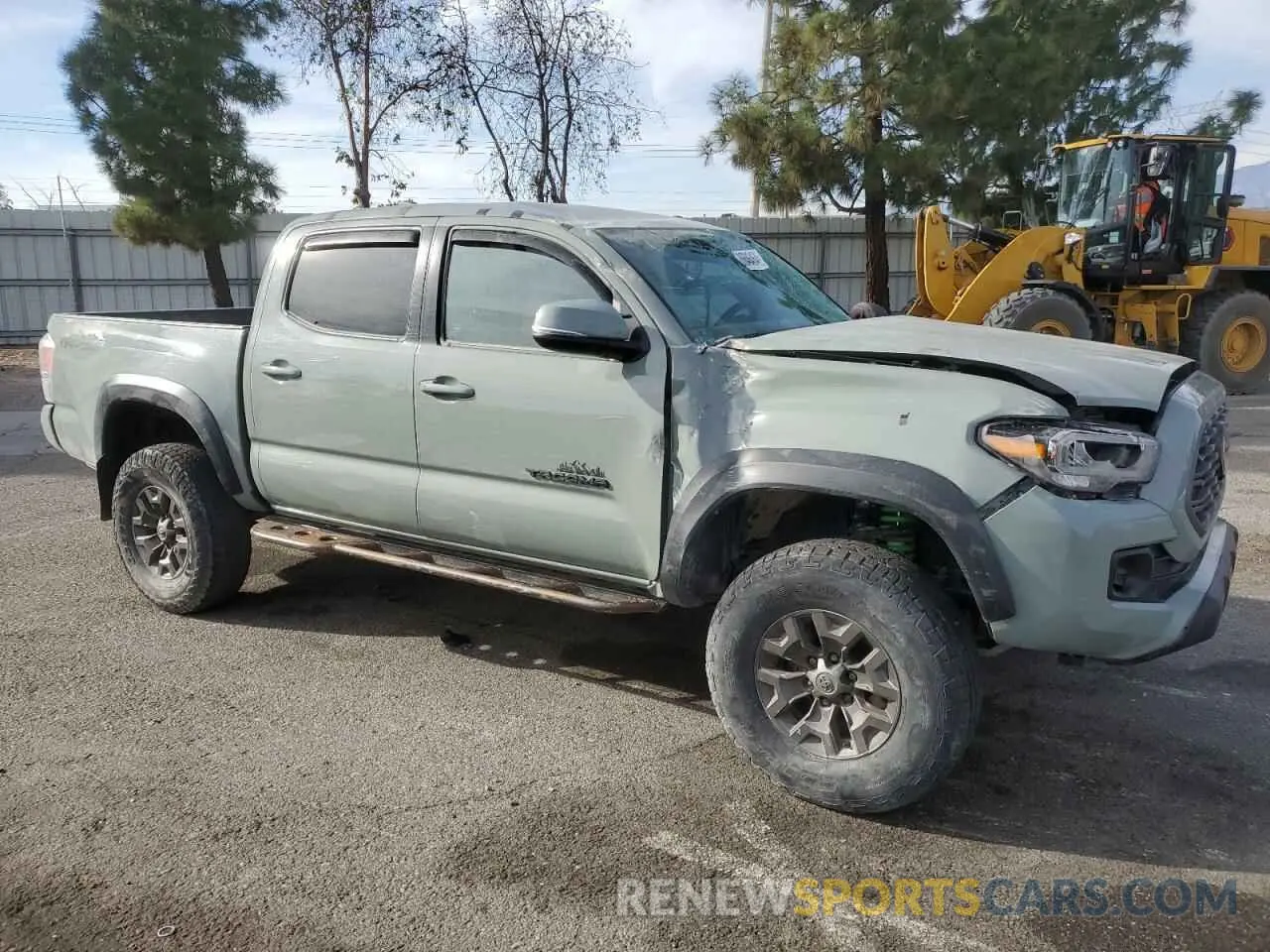 4 fotografías del automóvil dañado 3TMCZ5AN5NM474136 TOYOTA TACOMA 2022