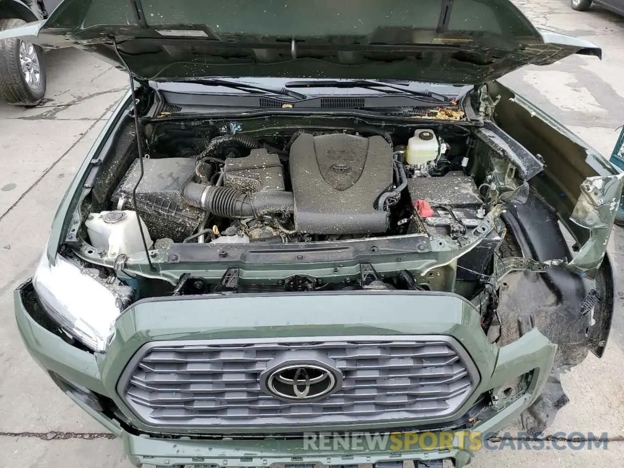 7 fotografías del automóvil dañado 3TMCZ5AN5NM485931 TOYOTA TACOMA 2022