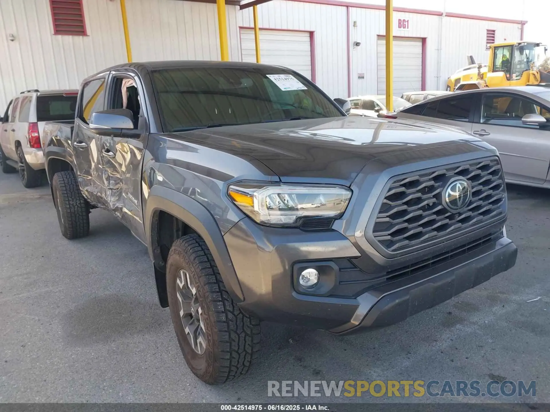 1 fotografías del automóvil dañado 3TMCZ5AN5NM494936 TOYOTA TACOMA 2022