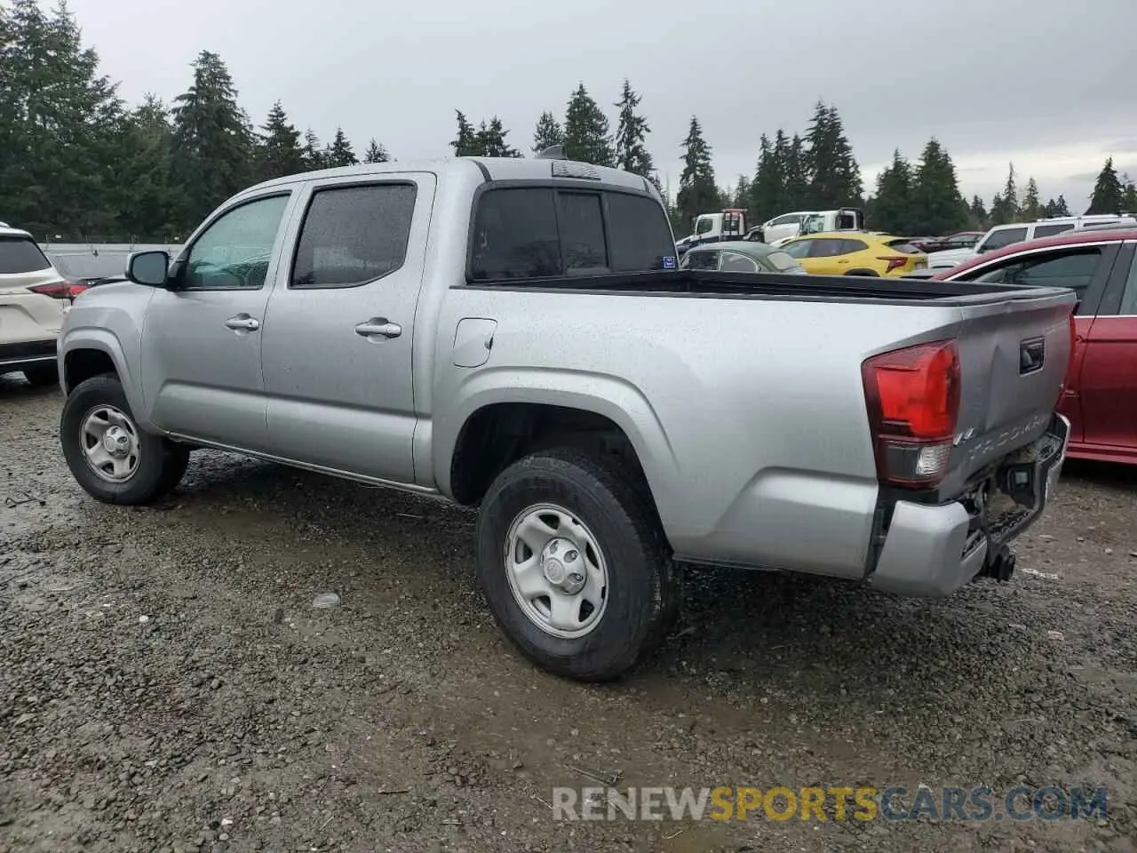 2 fotografías del automóvil dañado 3TMCZ5AN5NM524890 TOYOTA TACOMA 2022