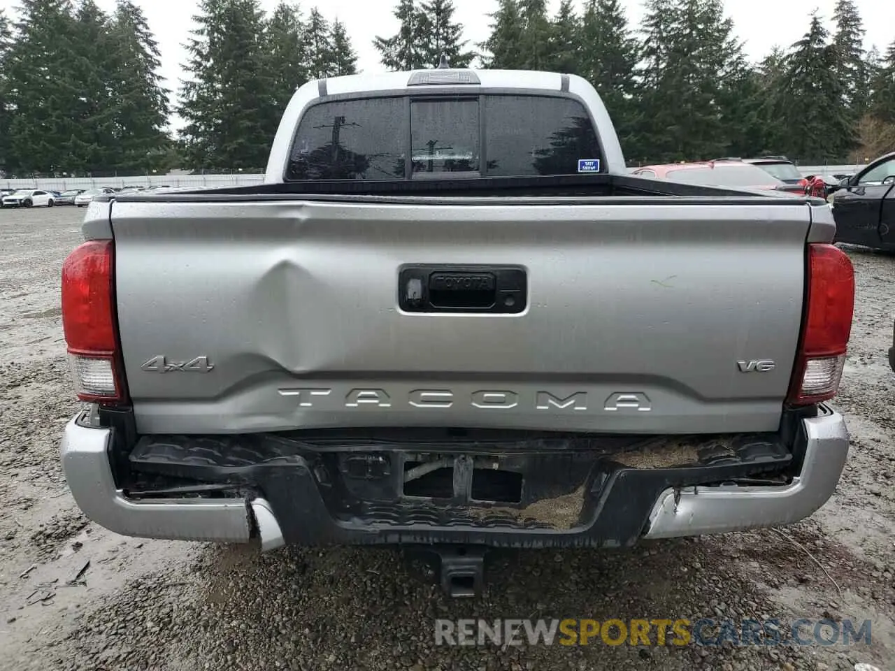 6 fotografías del automóvil dañado 3TMCZ5AN5NM524890 TOYOTA TACOMA 2022