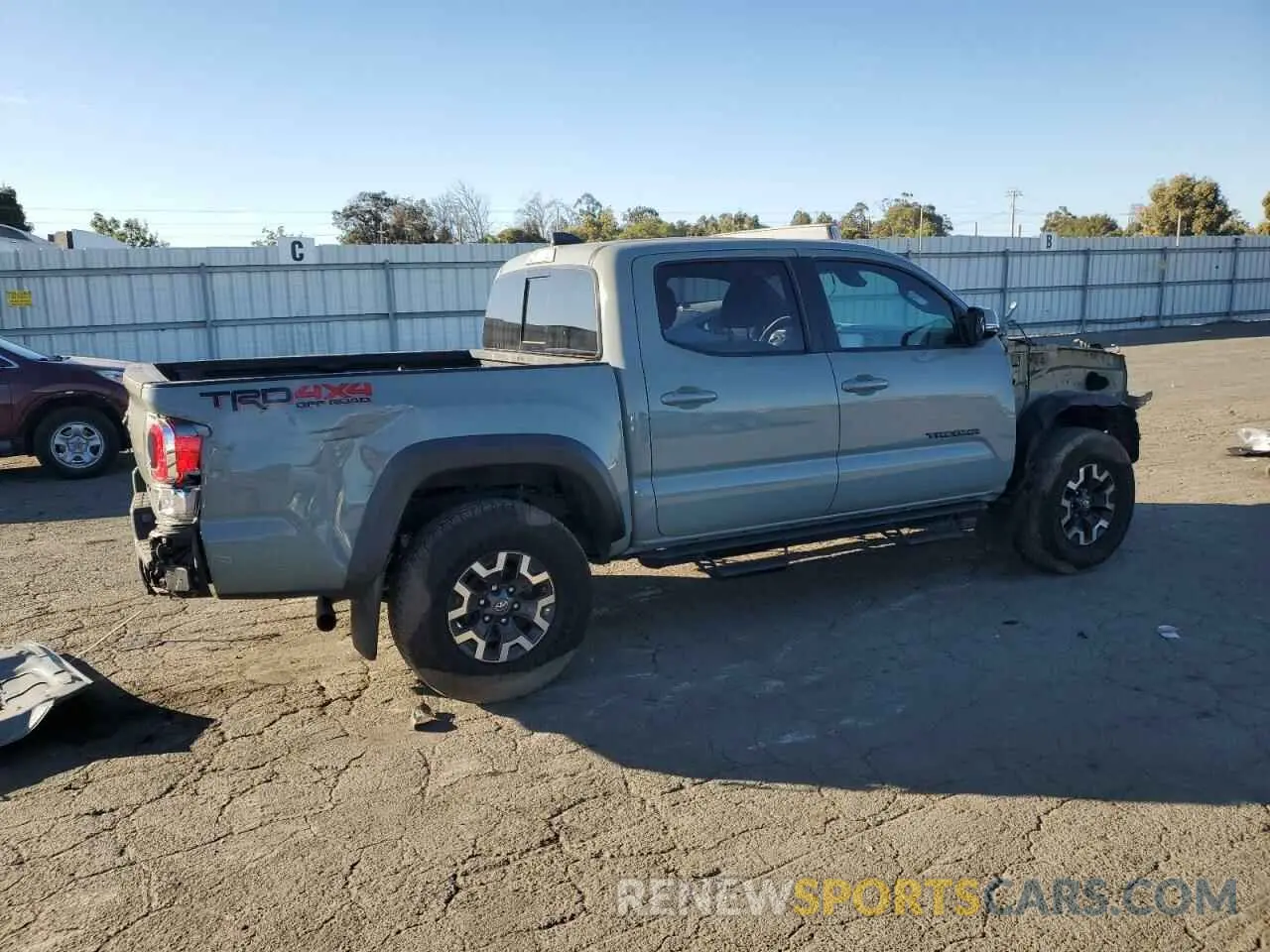3 fotografías del automóvil dañado 3TMCZ5AN5NM531029 TOYOTA TACOMA 2022