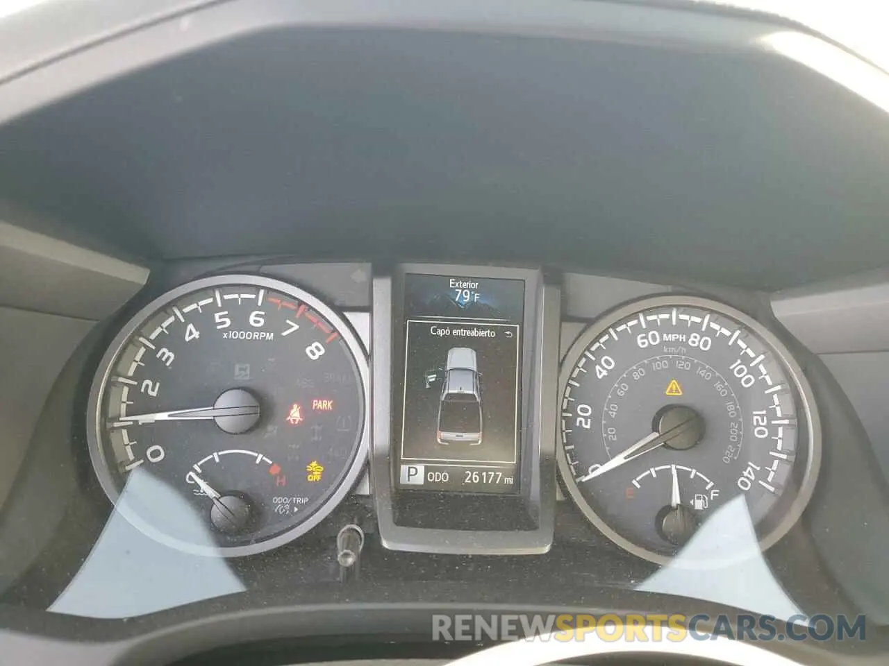 9 fotografías del automóvil dañado 3TMCZ5AN5NM531029 TOYOTA TACOMA 2022