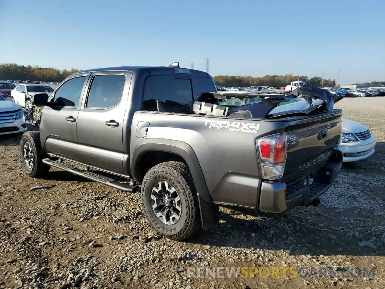3 fotografías del automóvil dañado 3TMCZ5AN6NM483329 TOYOTA TACOMA 2022