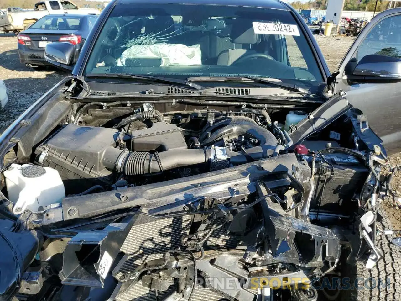 7 fotografías del automóvil dañado 3TMCZ5AN6NM483329 TOYOTA TACOMA 2022