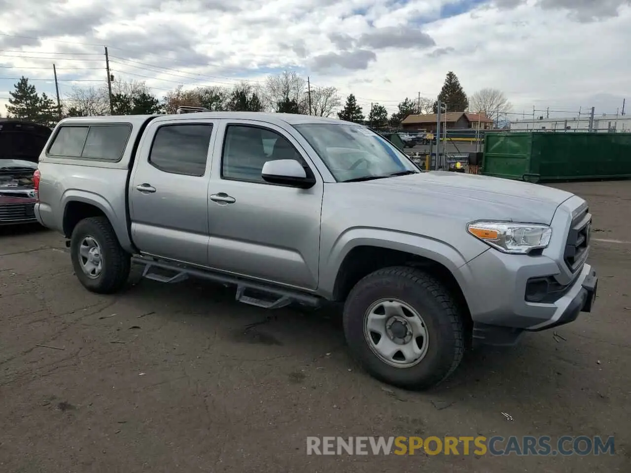 4 fotografías del automóvil dañado 3TMCZ5AN6NM483668 TOYOTA TACOMA 2022