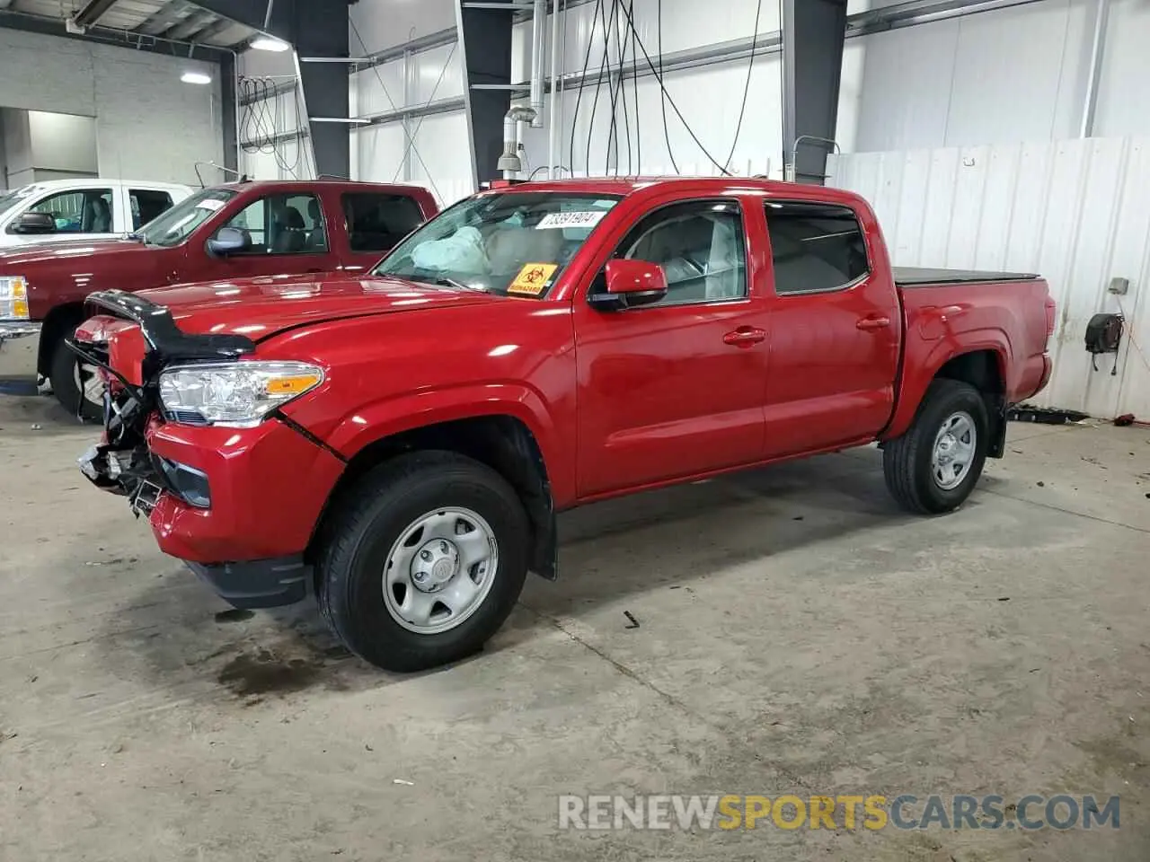 1 fotografías del automóvil dañado 3TMCZ5AN6NM524378 TOYOTA TACOMA 2022