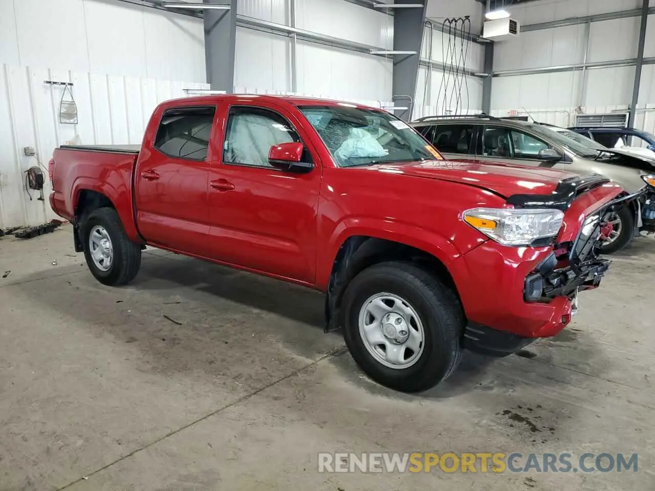 4 fotografías del automóvil dañado 3TMCZ5AN6NM524378 TOYOTA TACOMA 2022