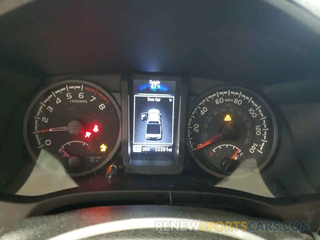 9 fotografías del automóvil dañado 3TMCZ5AN6NM524378 TOYOTA TACOMA 2022