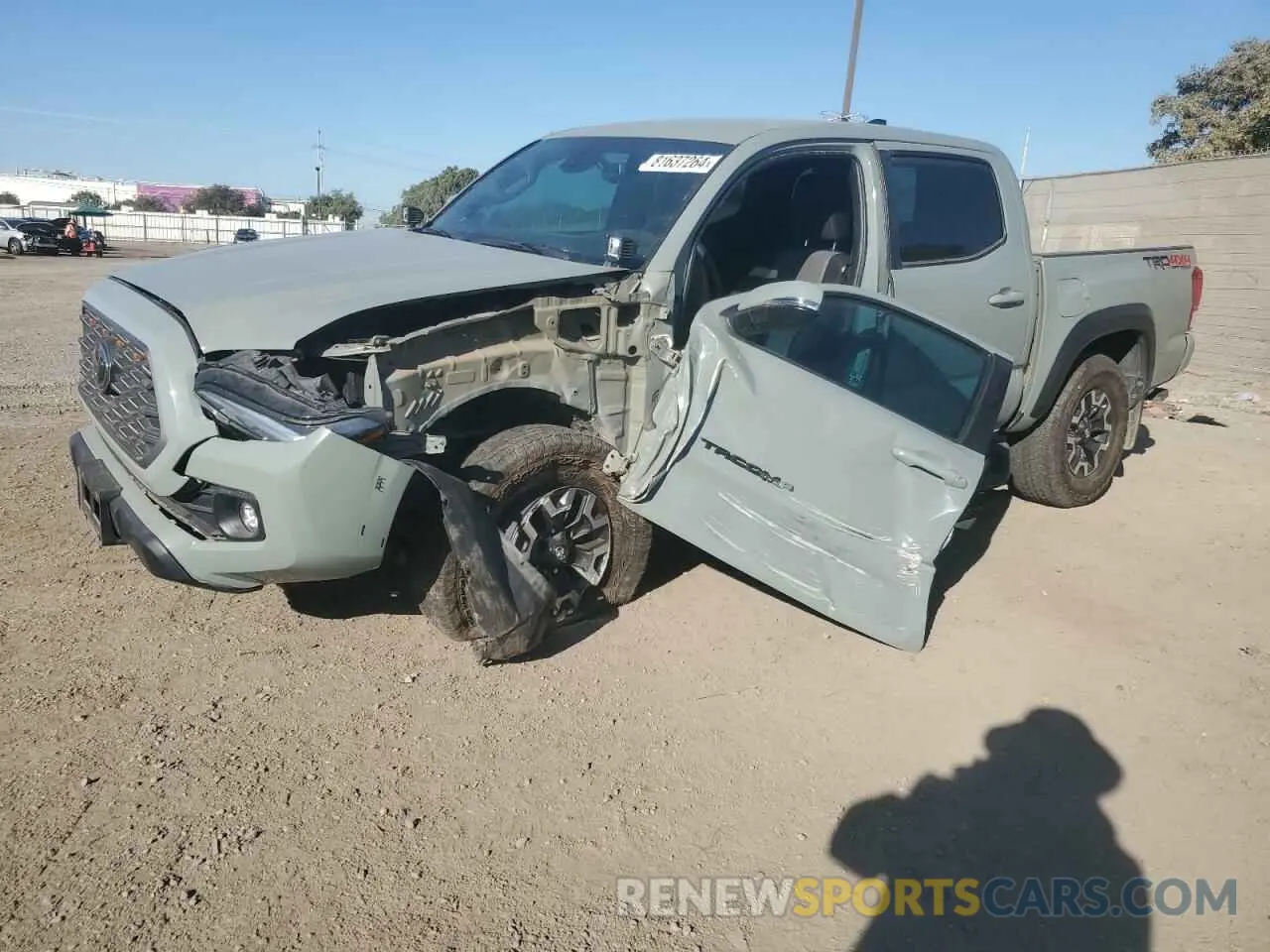 1 fotografías del automóvil dañado 3TMCZ5AN6NM524655 TOYOTA TACOMA 2022