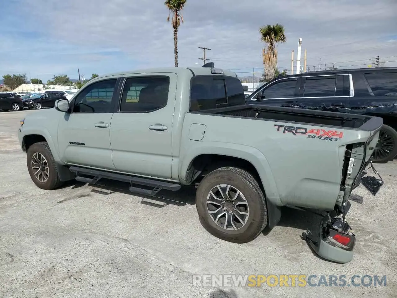 2 fotografías del automóvil dañado 3TMCZ5AN7NM457631 TOYOTA TACOMA 2022