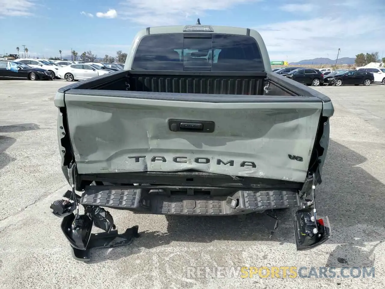 6 fotografías del automóvil dañado 3TMCZ5AN7NM457631 TOYOTA TACOMA 2022
