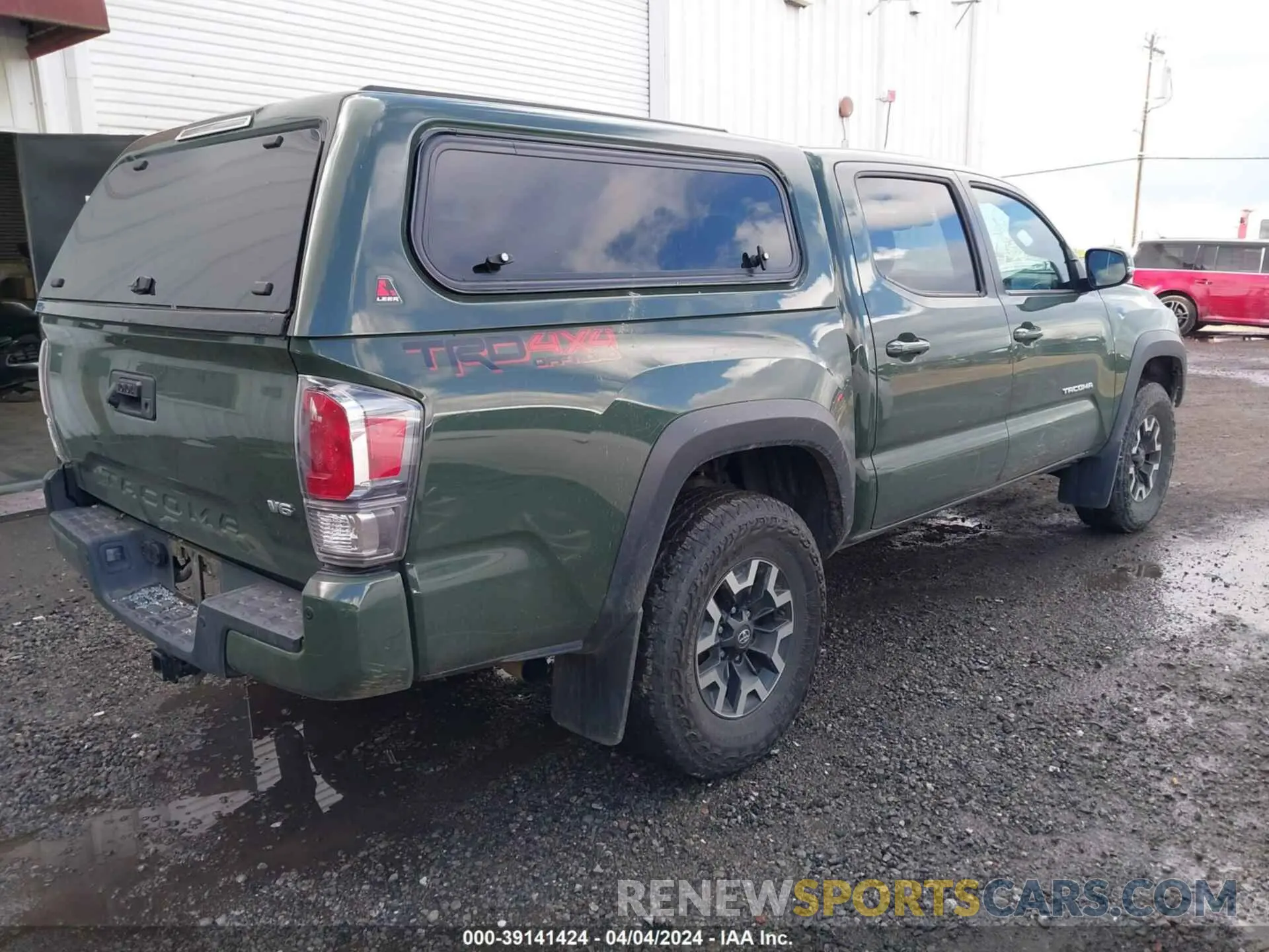 4 fotografías del automóvil dañado 3TMCZ5AN7NM468306 TOYOTA TACOMA 2022