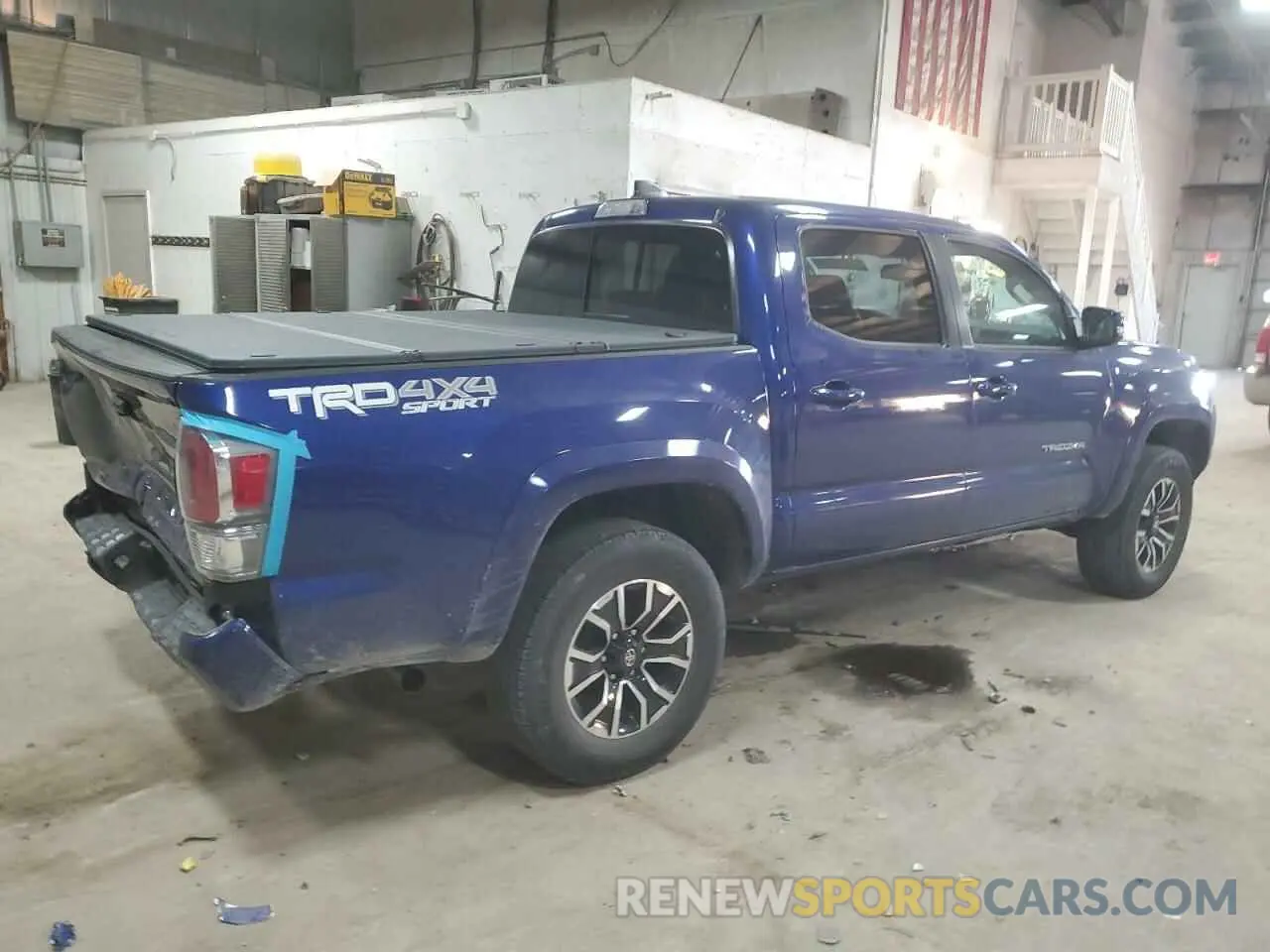 3 fotografías del automóvil dañado 3TMCZ5AN7NM471772 TOYOTA TACOMA 2022