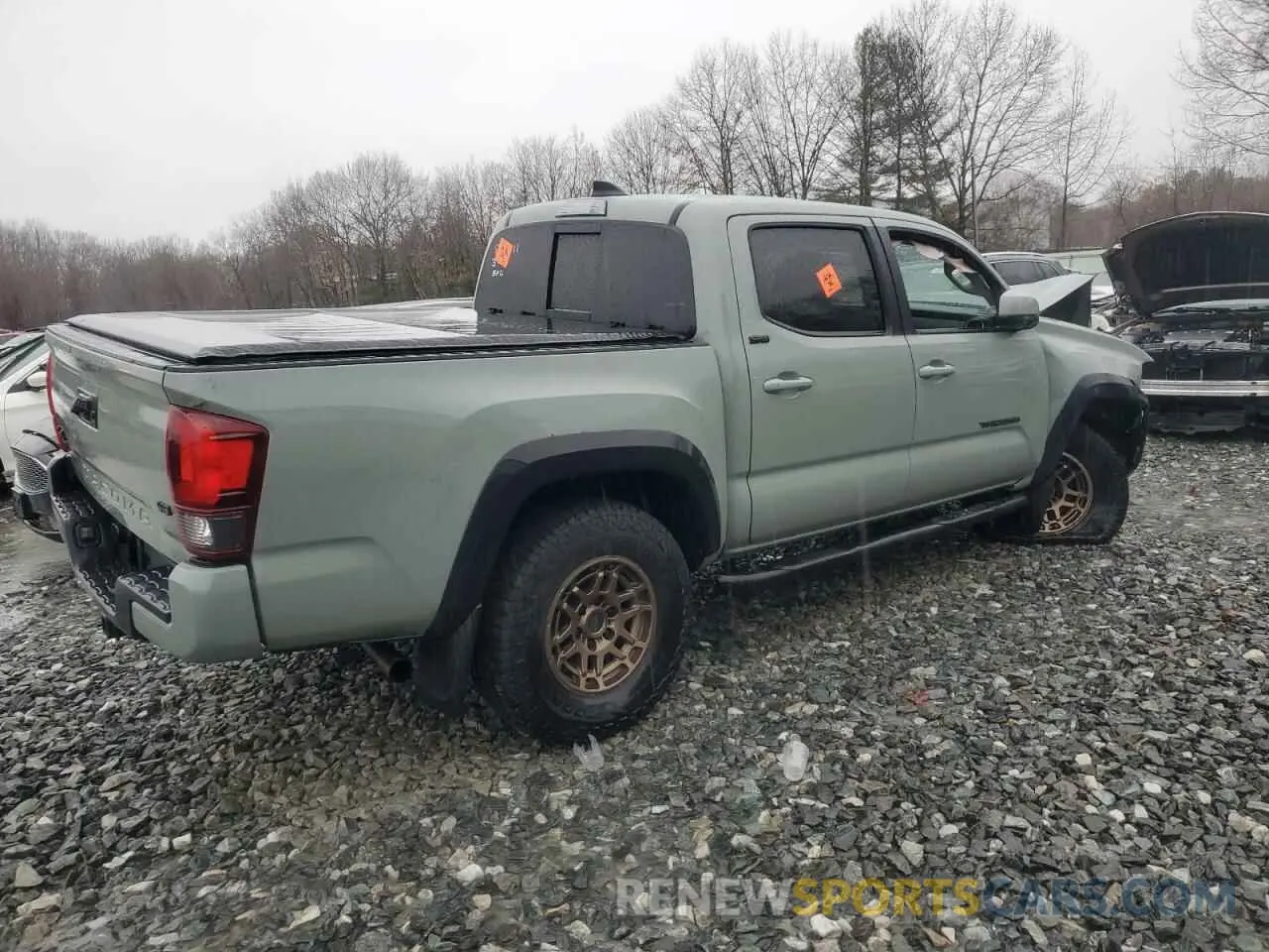 3 fotografías del automóvil dañado 3TMCZ5AN7NM477457 TOYOTA TACOMA 2022