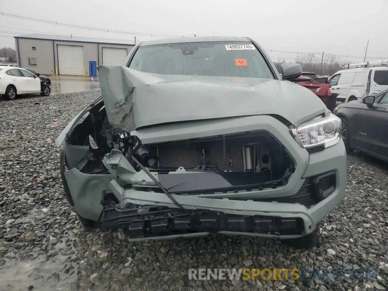 5 fotografías del automóvil dañado 3TMCZ5AN7NM477457 TOYOTA TACOMA 2022