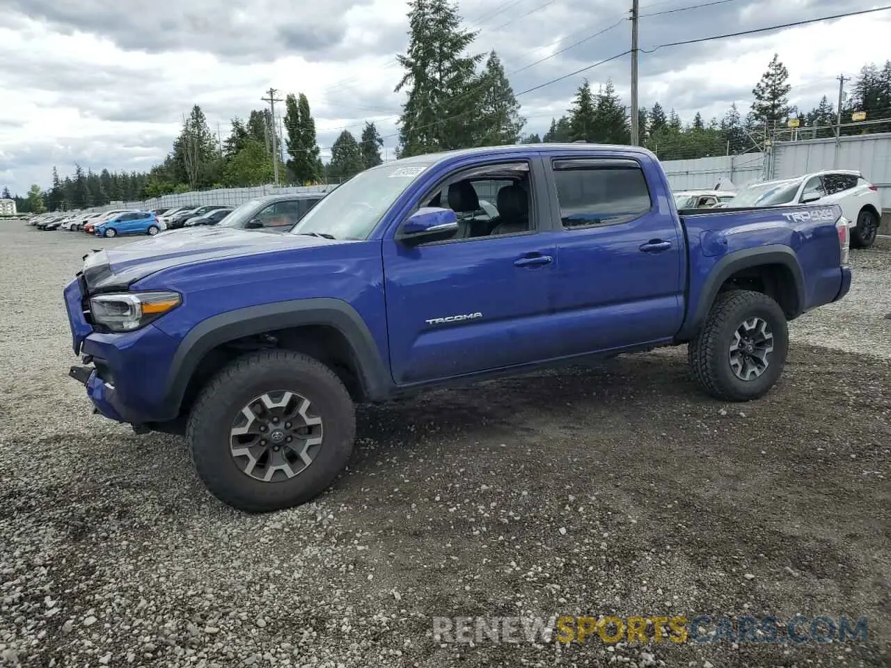 1 fotografías del automóvil dañado 3TMCZ5AN7NM479077 TOYOTA TACOMA 2022