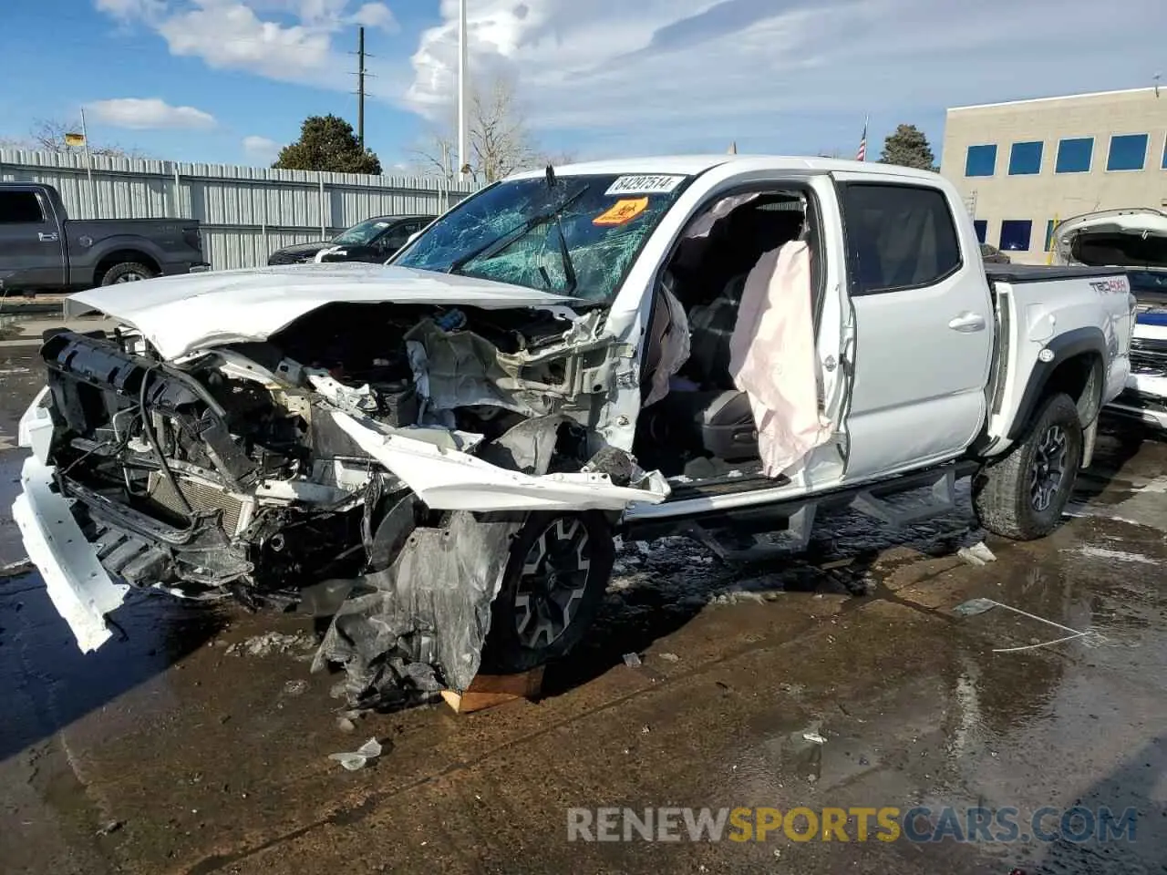 1 fotografías del automóvil dañado 3TMCZ5AN7NM492542 TOYOTA TACOMA 2022
