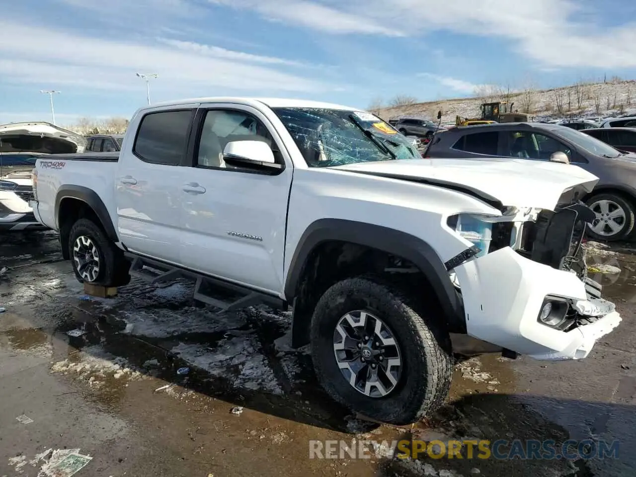 4 fotografías del automóvil dañado 3TMCZ5AN7NM492542 TOYOTA TACOMA 2022