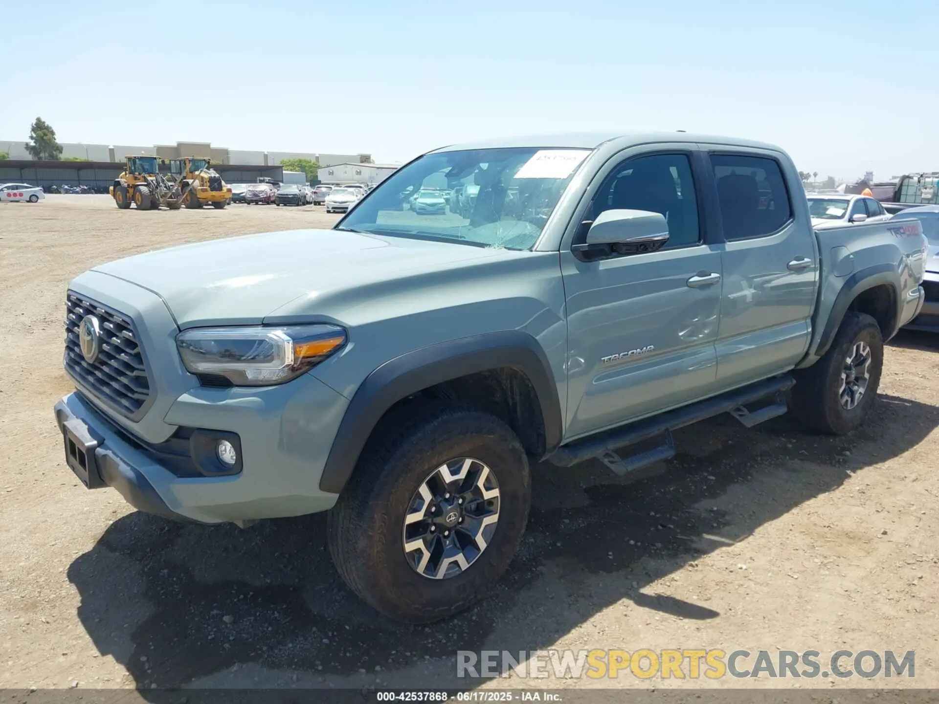 2 fotografías del automóvil dañado 3TMCZ5AN7NM501028 TOYOTA TACOMA 2022