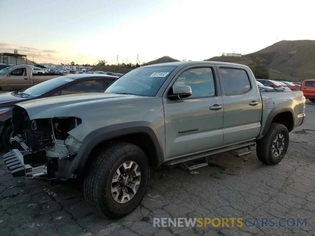 1 fotografías del automóvil dañado 3TMCZ5AN7NM523479 TOYOTA TACOMA 2022
