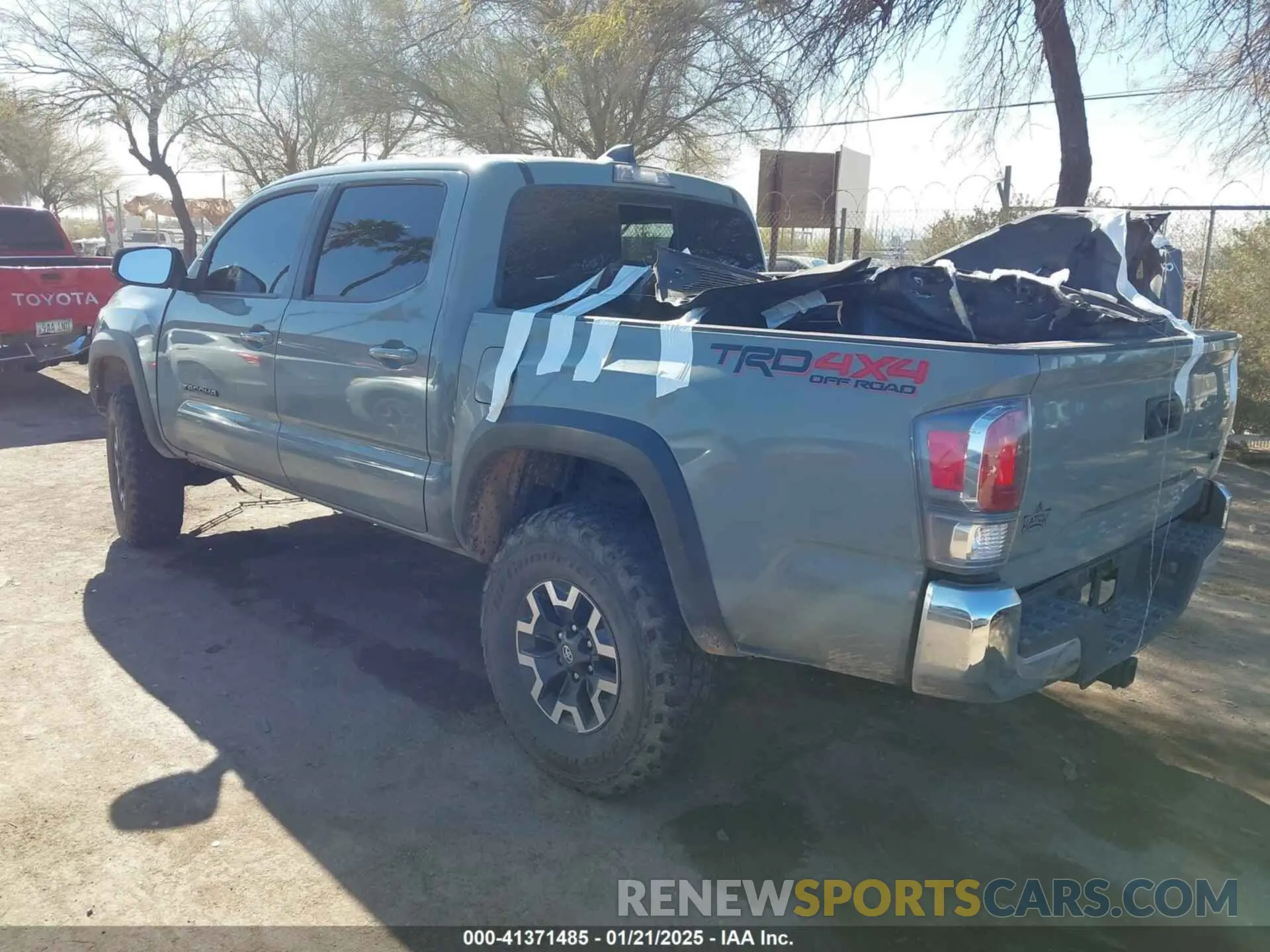 3 fotografías del automóvil dañado 3TMCZ5AN7NM529797 TOYOTA TACOMA 2022
