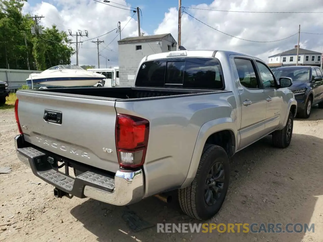 4 fotografías del automóvil dañado 3TMCZ5AN8NM454172 TOYOTA TACOMA 2022
