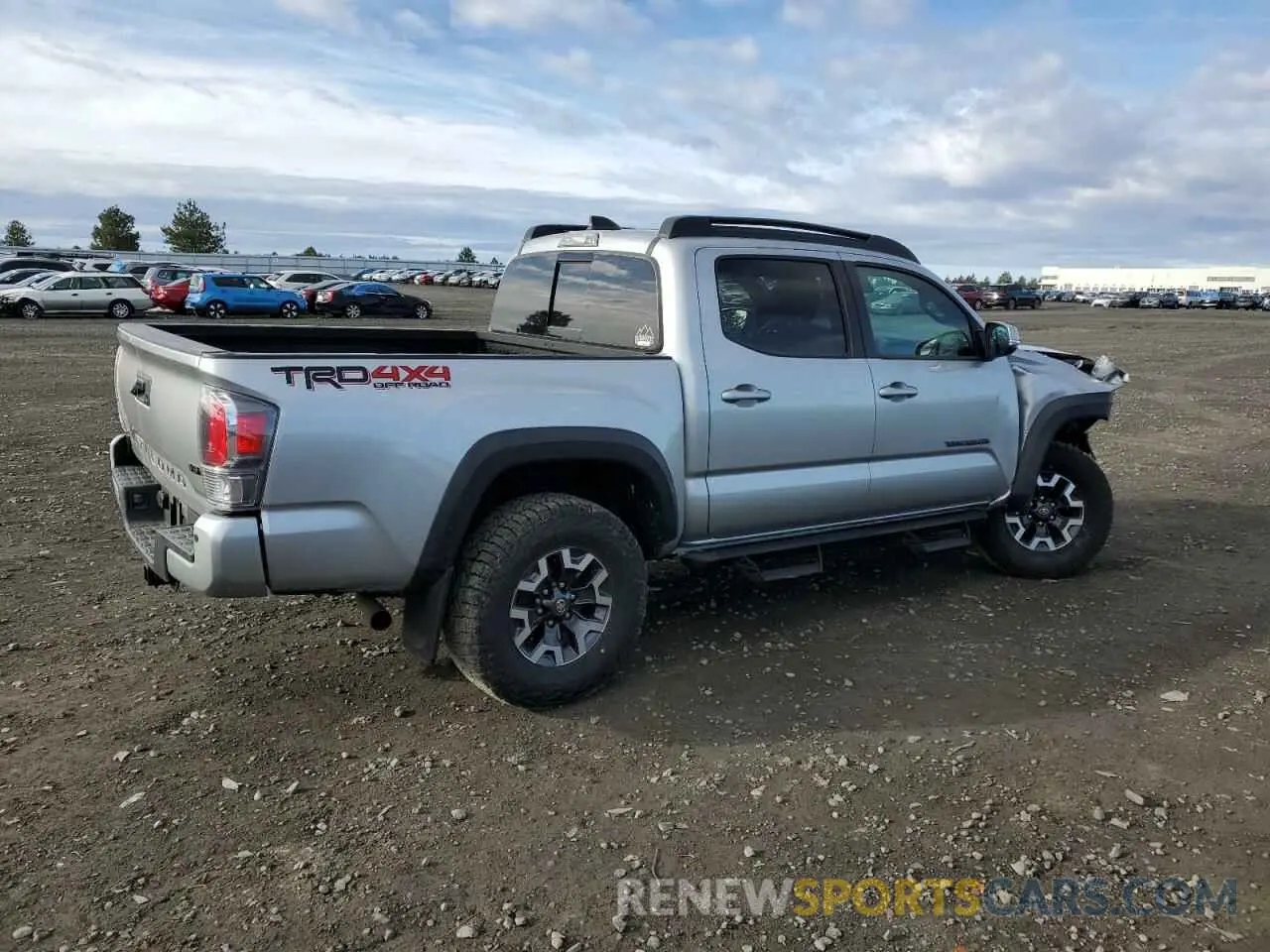 3 fotografías del automóvil dañado 3TMCZ5AN8NM458271 TOYOTA TACOMA 2022