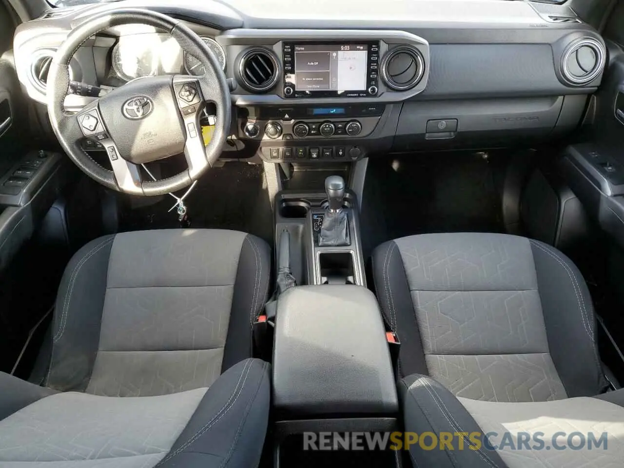 8 fotografías del automóvil dañado 3TMCZ5AN8NM458271 TOYOTA TACOMA 2022