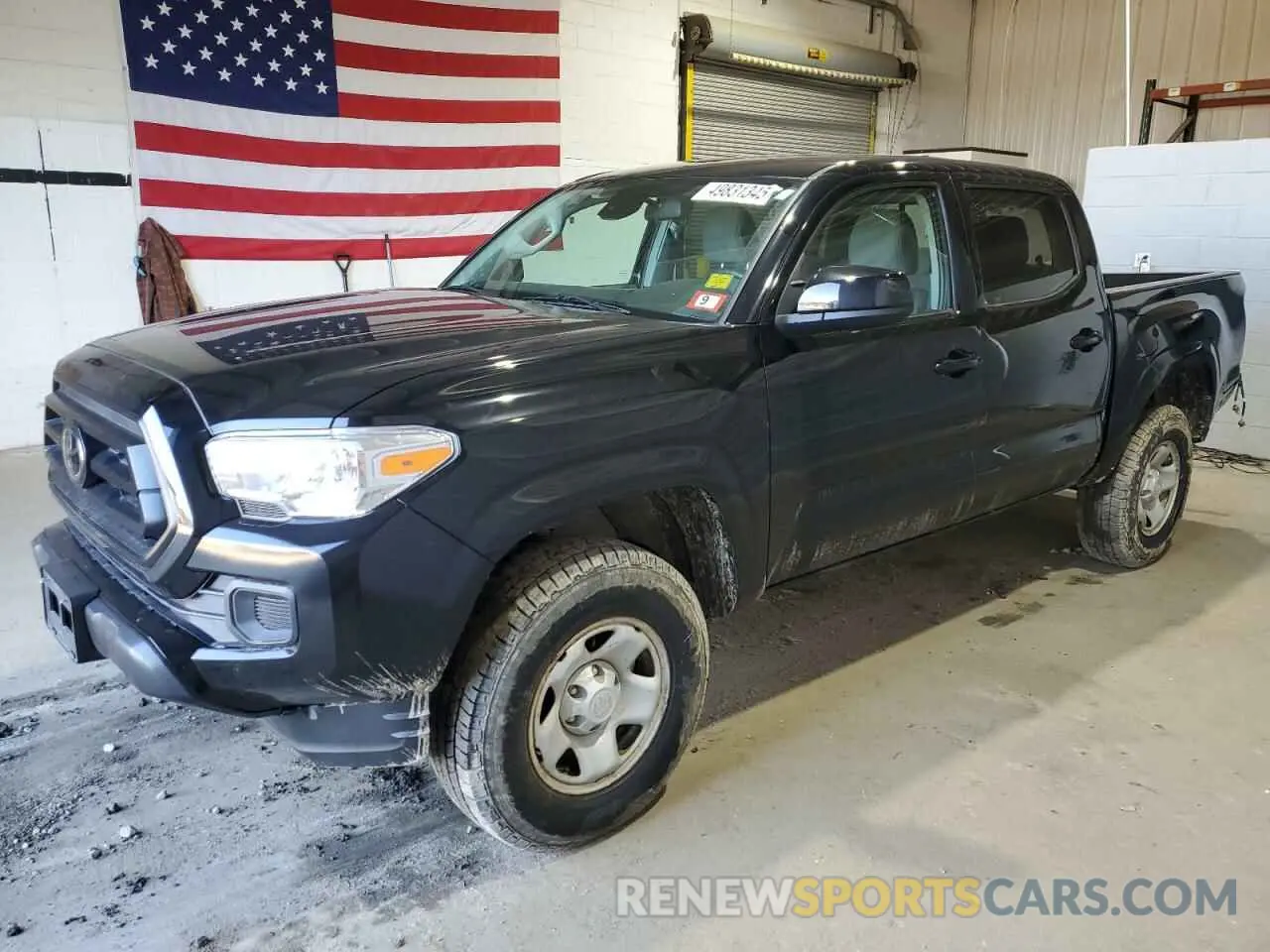 1 fotografías del automóvil dañado 3TMCZ5AN8NM501197 TOYOTA TACOMA 2022