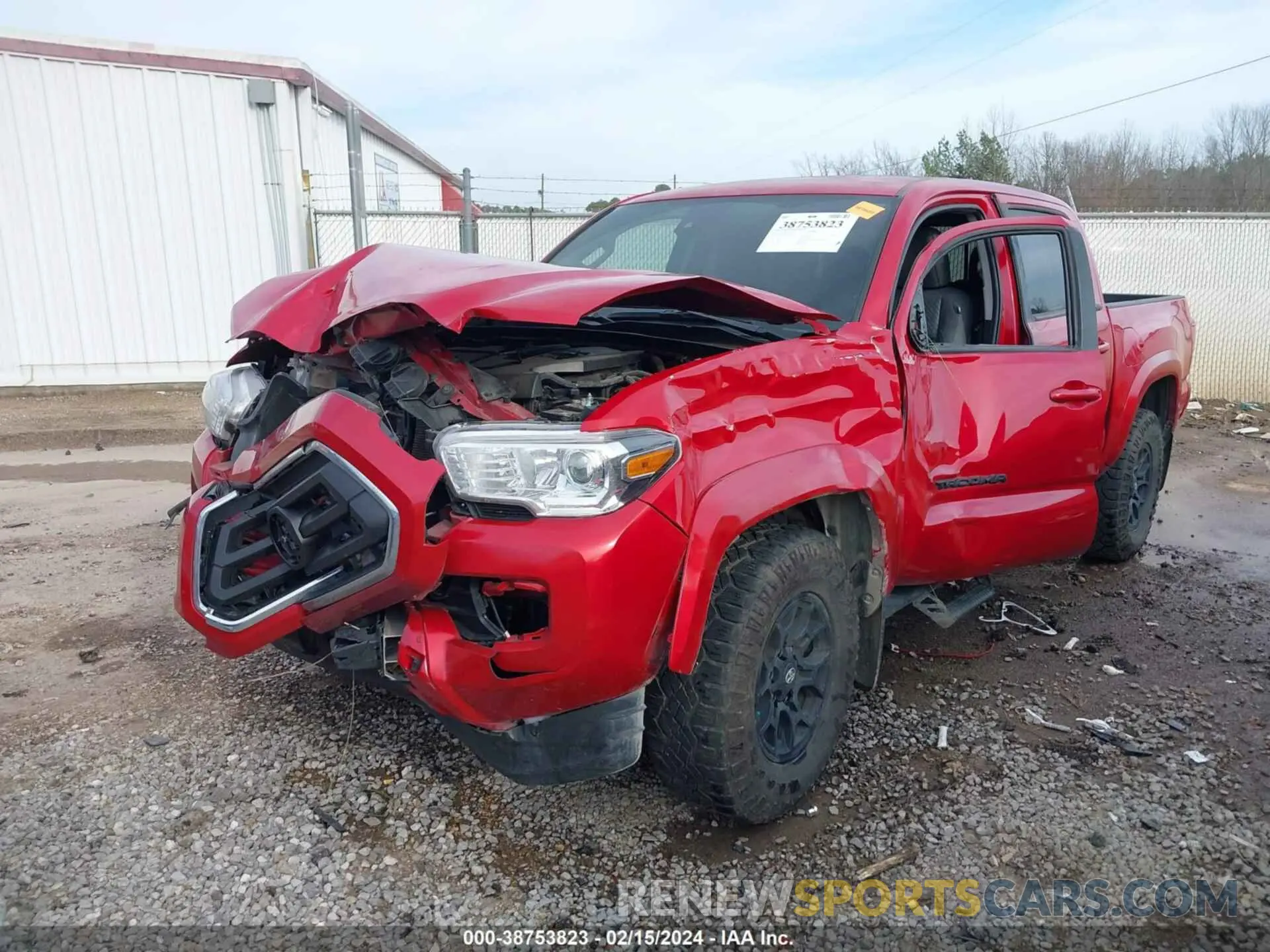 2 fotografías del automóvil dañado 3TMCZ5AN8NM508294 TOYOTA TACOMA 2022