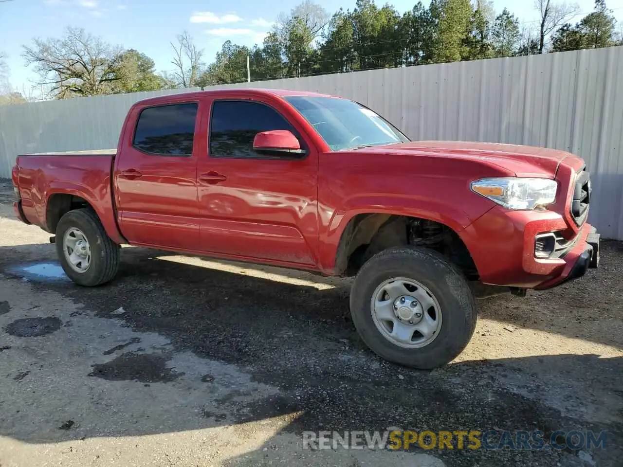 4 fotografías del automóvil dañado 3TMCZ5AN8NM530229 TOYOTA TACOMA 2022